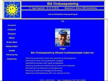 Blå Vinduespolering